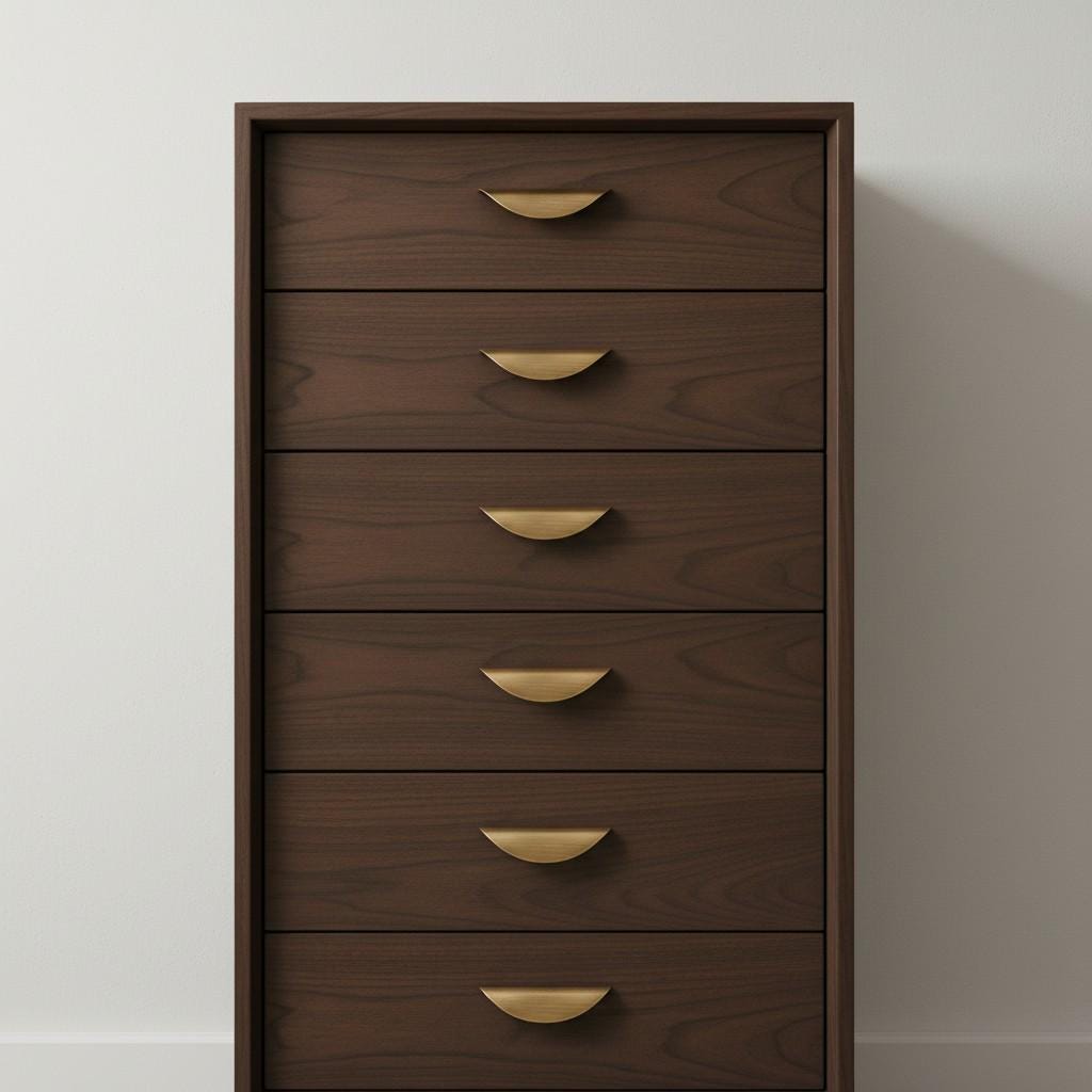 Brushed Brass Leaf Cabinet Handles: Modern Furniture Hardware - Image 2