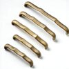 Antique Brass Cabinet Pulls – Solid Brass Drawer Handles for Dresser, Wardrobe & Kitchen Cabinets