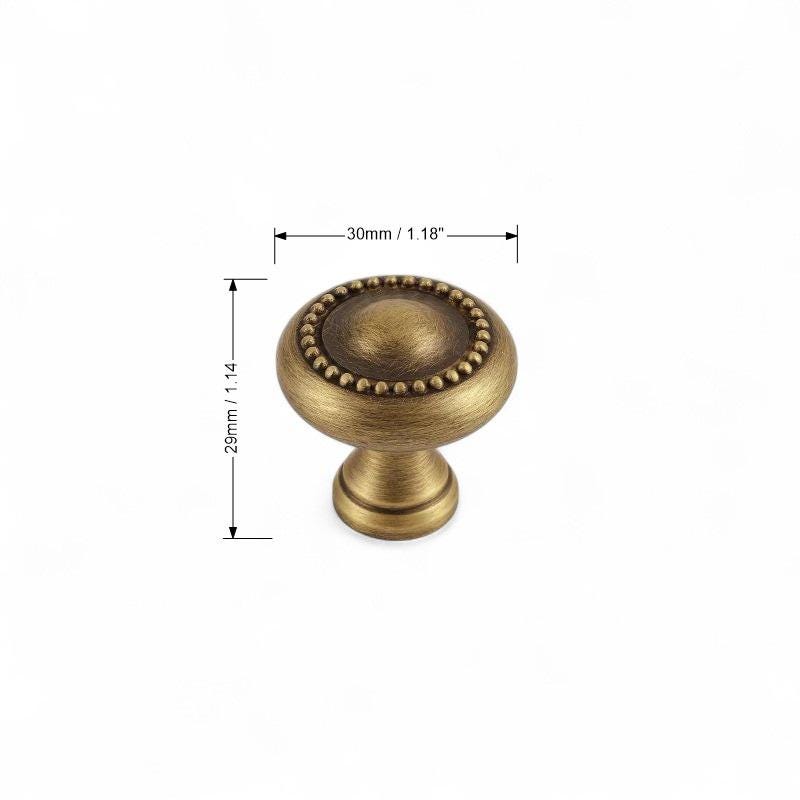 Antique Brass Cabinet Pulls – Solid Brass Drawer Handles for Dresser, Wardrobe & Kitchen Cabinets - Image 6