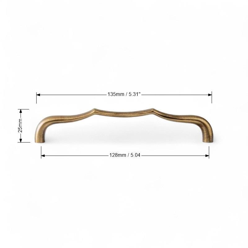 Antique Brass Cabinet Pulls – Solid Brass Drawer Handles for Dresser, Wardrobe & Kitchen Cabinets - Image 8