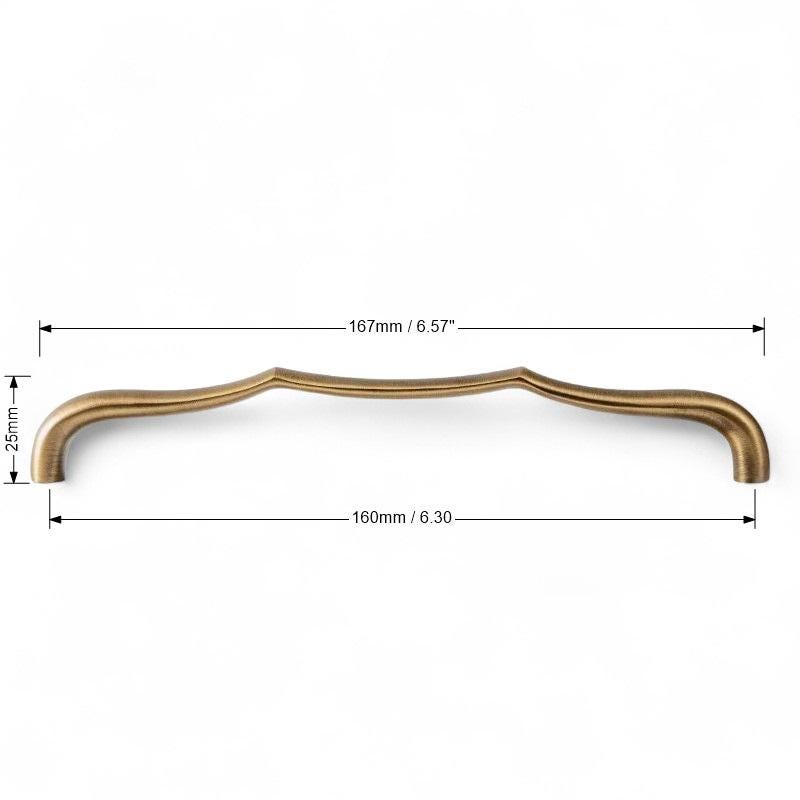 Antique Brass Cabinet Pulls – Solid Brass Drawer Handles for Dresser, Wardrobe & Kitchen Cabinets - Image 9