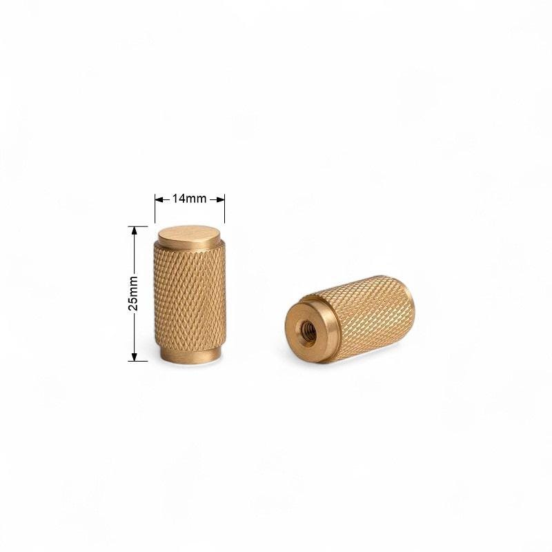 Solid Brass Gold Handles & Knobs – Modern Minimalist Cabinet Hardware - Image 4