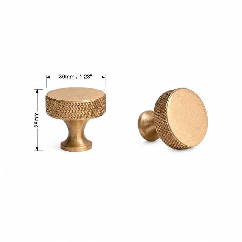 Solid Brass Gold Handles & Knobs – Modern Minimalist Cabinet Hardware - Image 5