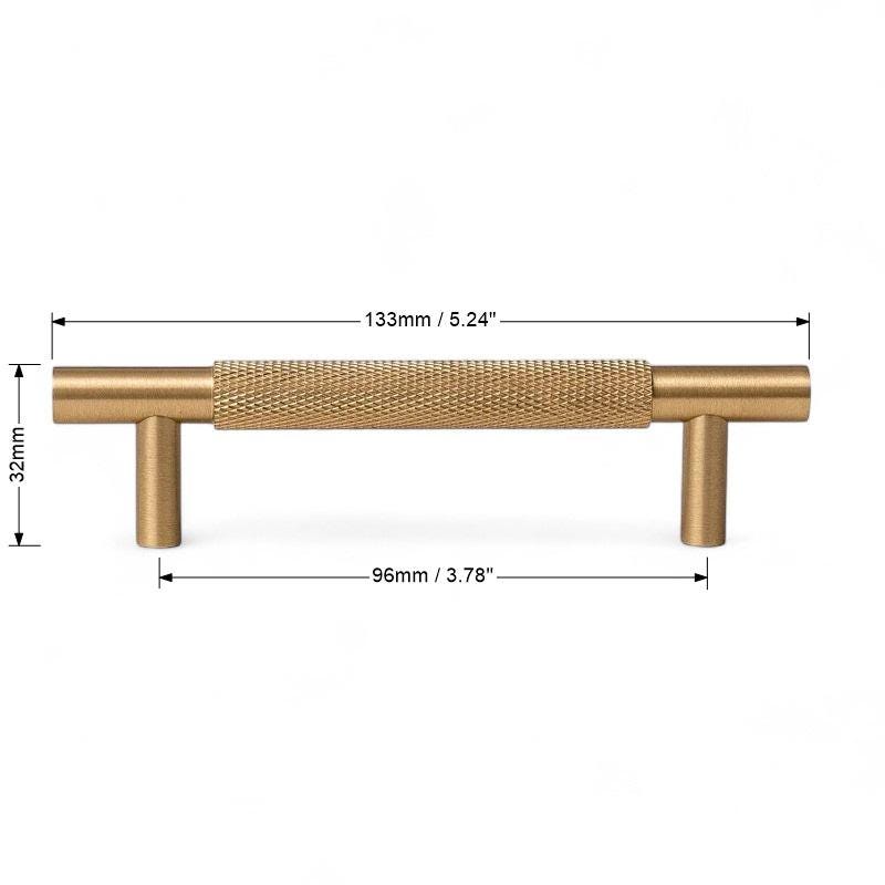 Solid Brass Gold Handles & Knobs – Modern Minimalist Cabinet Hardware - Image 7