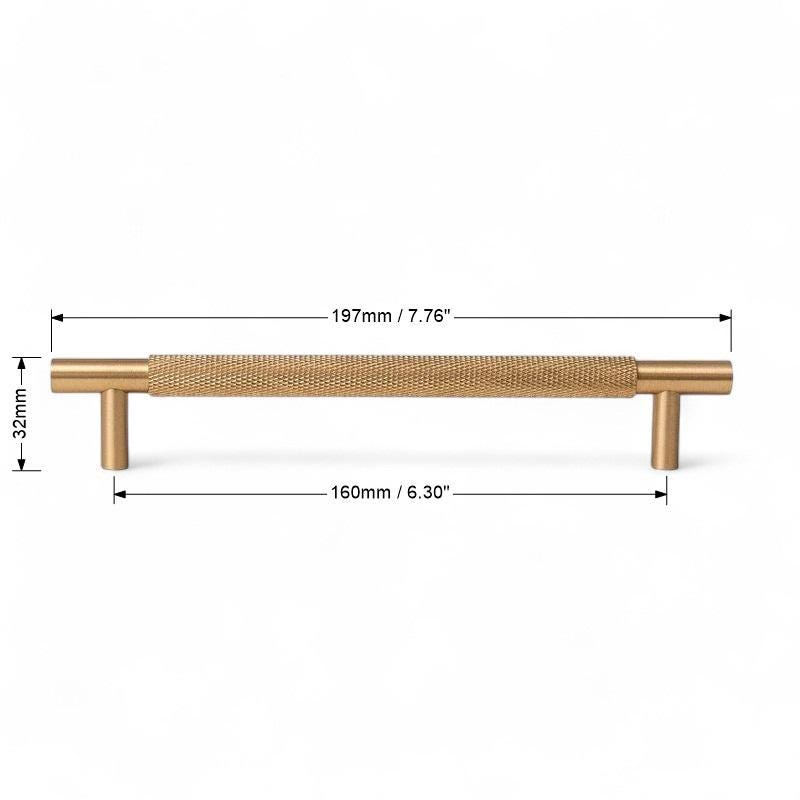 Solid Brass Gold Handles & Knobs – Modern Minimalist Cabinet Hardware - Image 9