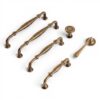 Solid Brass Antique Bronze Cabinet Handles – Vintage Drawer Pulls & Knobs