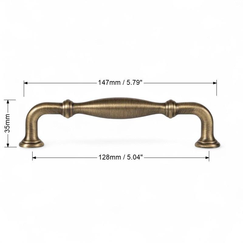 Solid Brass Antique Bronze Cabinet Handles – Vintage Drawer Pulls & Knobs - Image 9