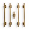 Antique Brass Cabinet Handles – Retro Bronze Pulls for Kitchen, Wardrobe & Drawer Knobs