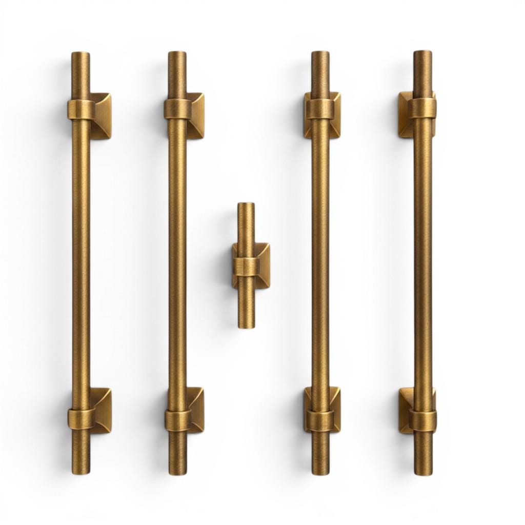 Antique Brass Cabinet Handles