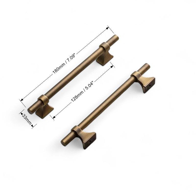 Antique Brass Cabinet Handles – Retro Bronze Pulls for Kitchen, Wardrobe & Drawer Knobs - Image 7