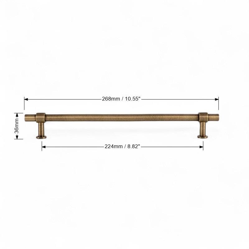 Solid Antique Brass T-Bar Handles – Vintage Knobs and Drawer Pulls - Image 13