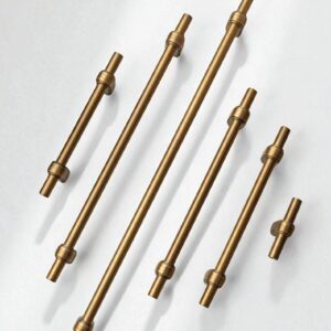Brass Cabinet Handles & Drawer Knobs, Luxury Dresser Pulls, Wardrobe Door Handles