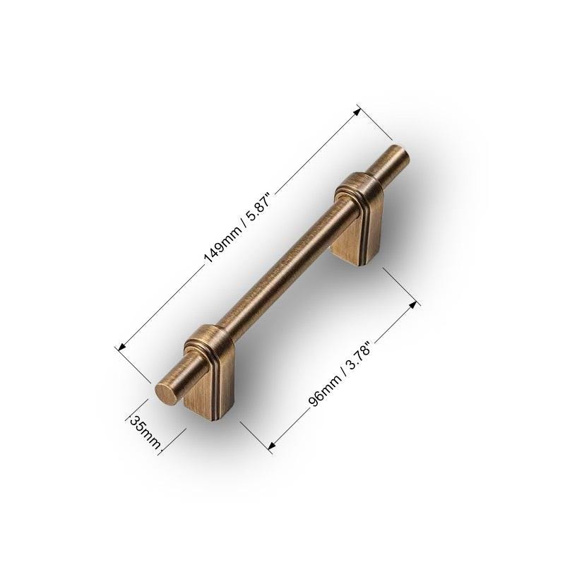 Brass Cabinet Handles & Drawer Knobs, Luxury Dresser Pulls, Wardrobe Door Handles - Image 6