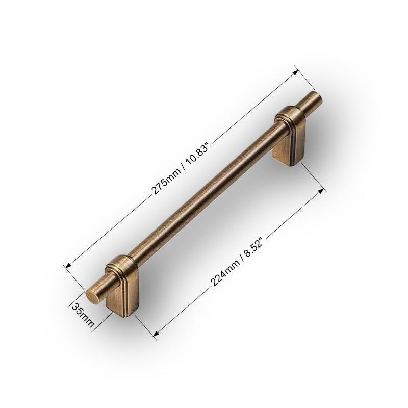 Brass Cabinet Handles & Drawer Knobs, Luxury Dresser Pulls, Wardrobe Door Handles - Image 9