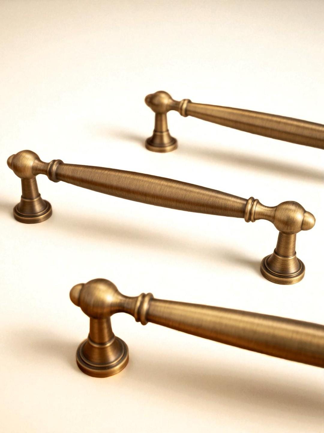 Antique Solid Brass Cabinet Handles – Drawer Pulls For Furniture