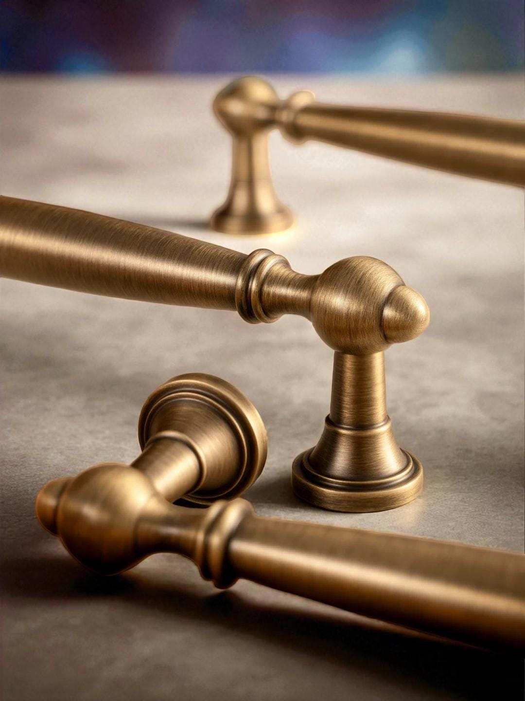 Antique Solid Brass Cabinet Handles – Drawer Pulls For Furniture - Image 6
