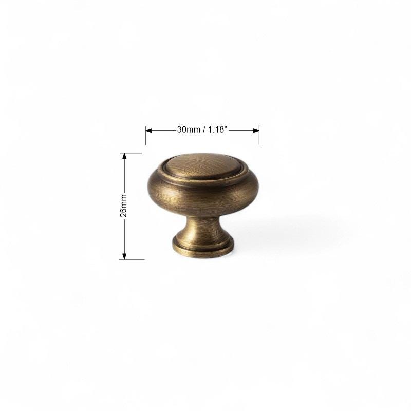 Antique Solid Brass Cabinet Handles – Drawer Pulls For Furniture - Image 7