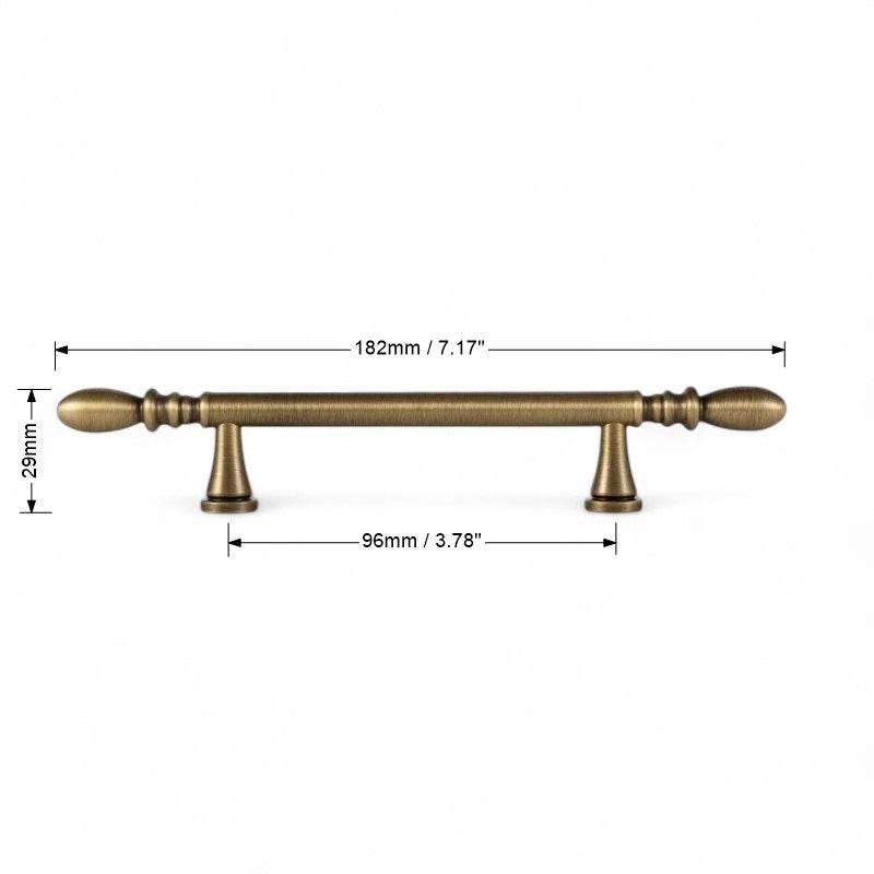 Elegant Antique Cabinet Handles – Solid Brass Handles and Pulls - Image 6