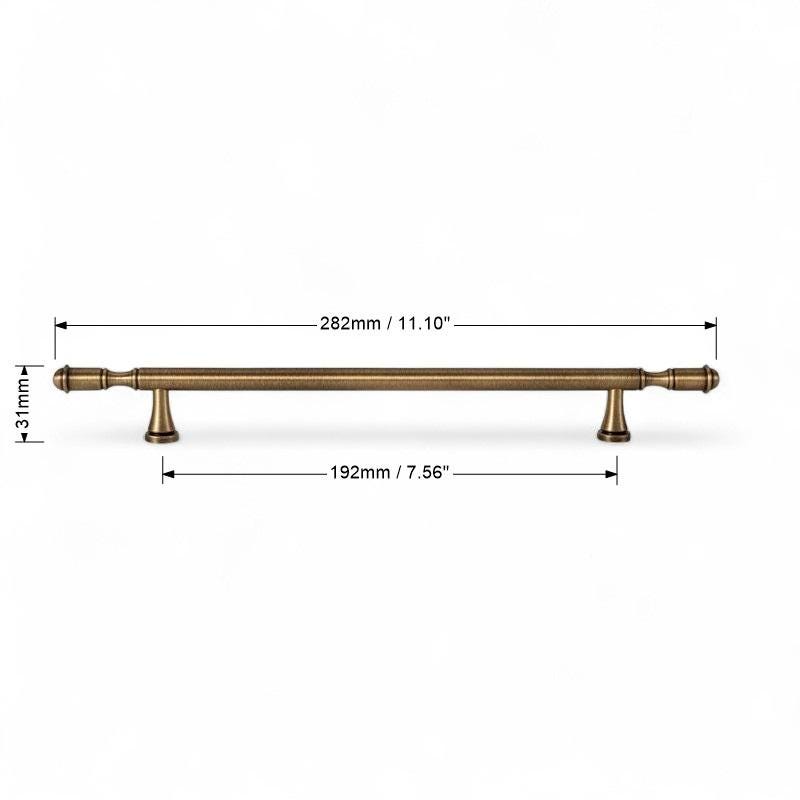 Antique Solid Brass Handles – Vintage Kitchen Cabinet Pulls for Wardrobe, Furniture - Image 10