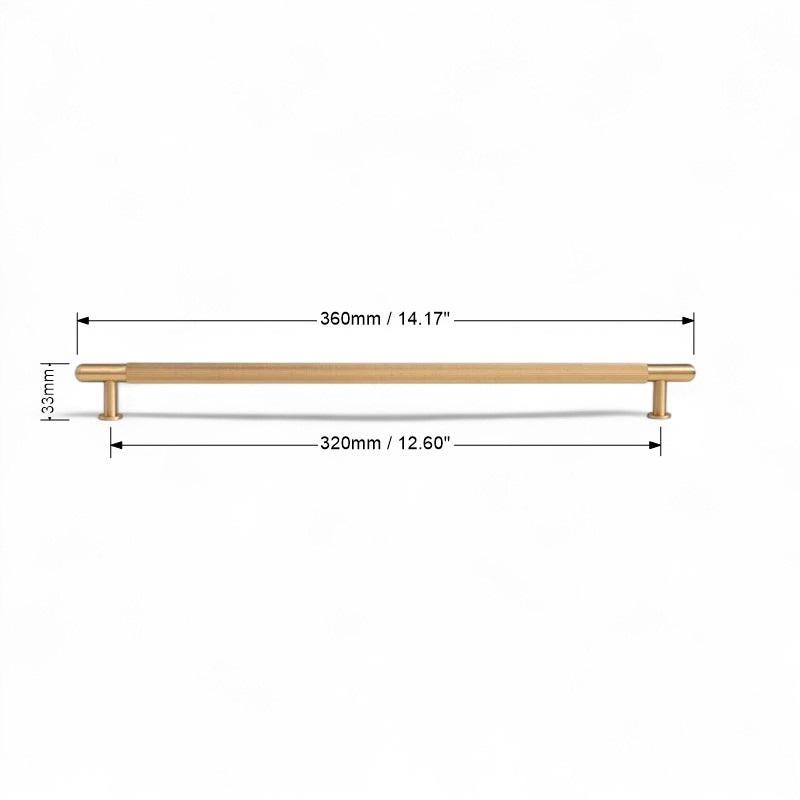 Solid Brass Cabinet Handles – Brushed Gold Drawer Pulls For Furniture - Image 10