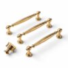 Luxury Gold Brass Cabinet Handles – Solid Brass Pulls & Knobs for Furniture