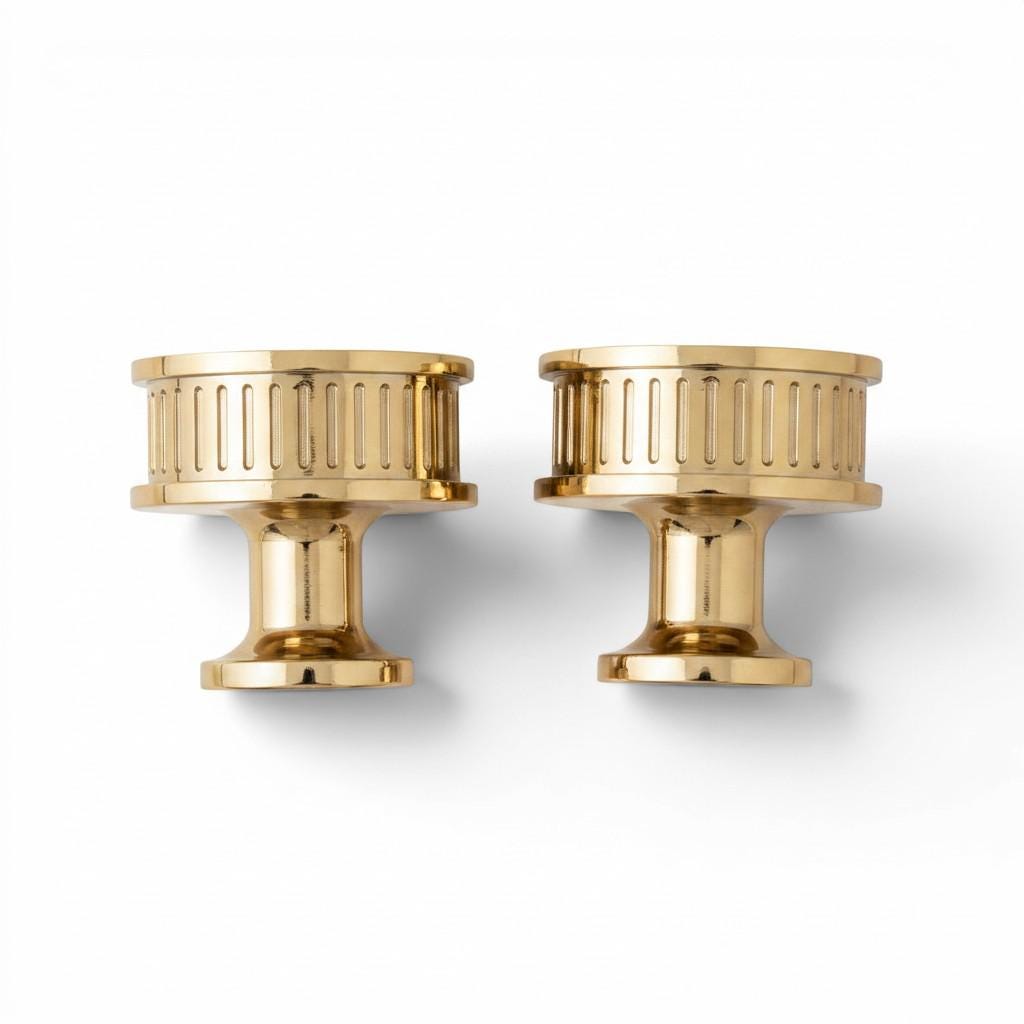 Luxury Gold Brass Cabinet Handles – Solid Brass Pulls & Knobs for Furniture - Image 4