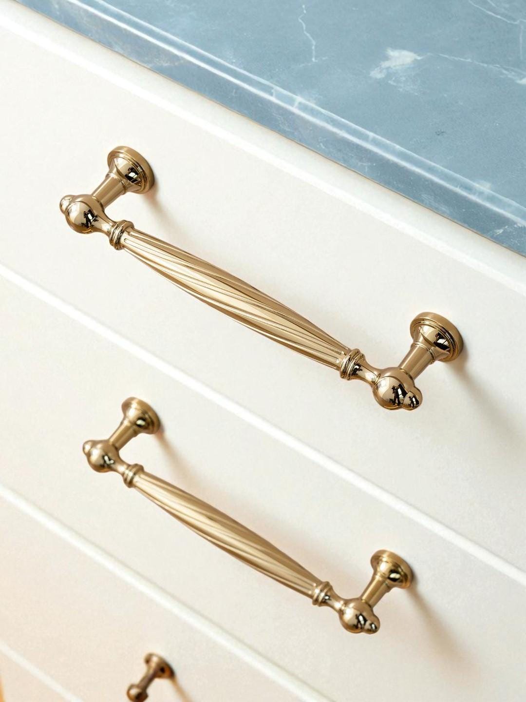 Luxury Gold Brass Cabinet Handles – Solid Brass Pulls & Knobs for Furniture - Image 6
