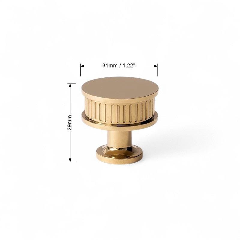Luxury Gold Brass Cabinet Handles – Solid Brass Pulls & Knobs for Furniture - Image 8