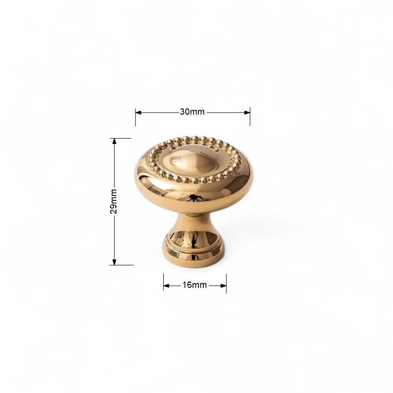 Luxury Gold Solid Brass Cabinet Handles & Knobs – Polished Drawer Pulls - Image 5