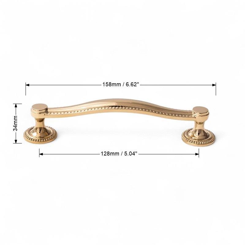Luxury Gold Solid Brass Cabinet Handles & Knobs – Polished Drawer Pulls - Image 7