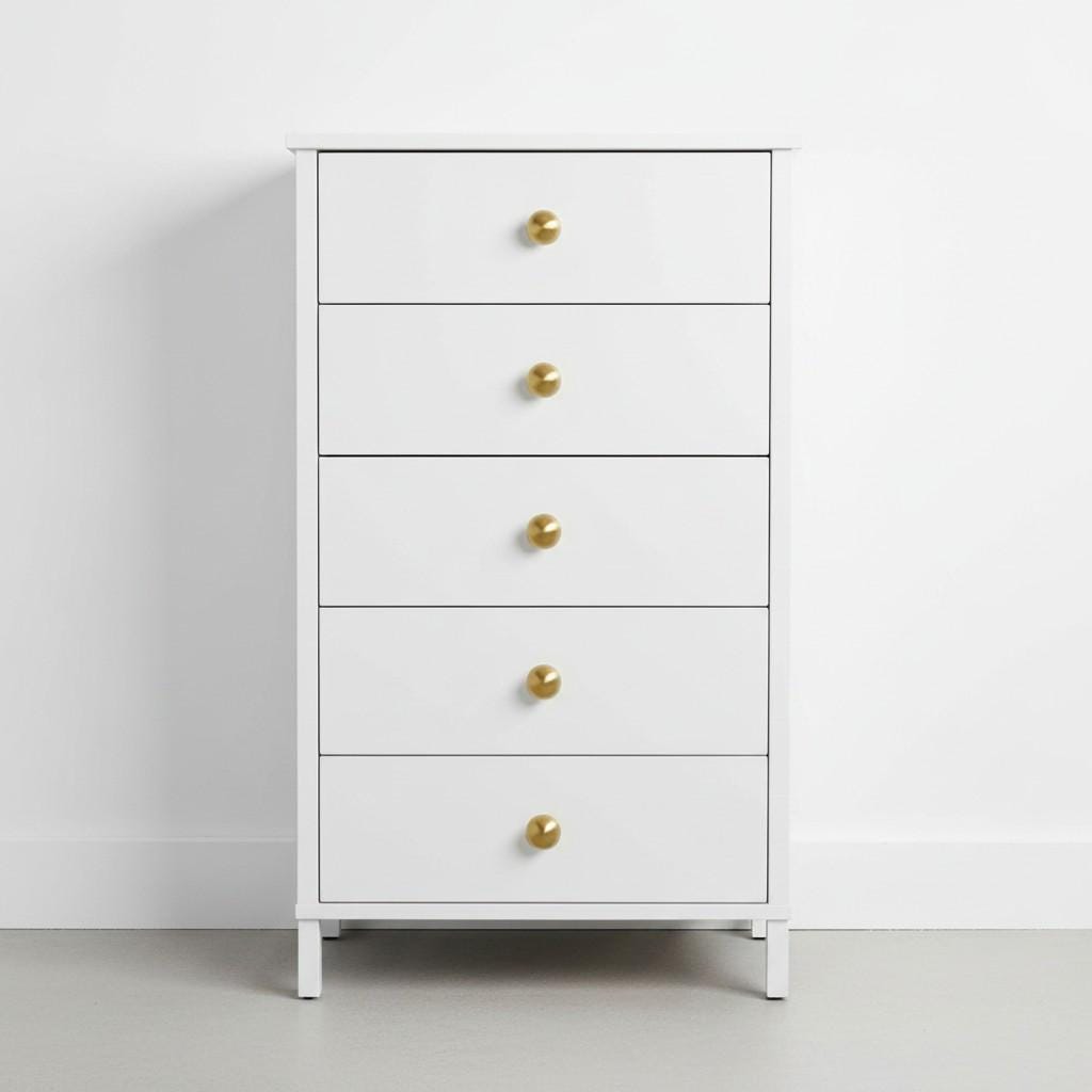Gold brass drawer knobs: For drawers, dresser - Image 5