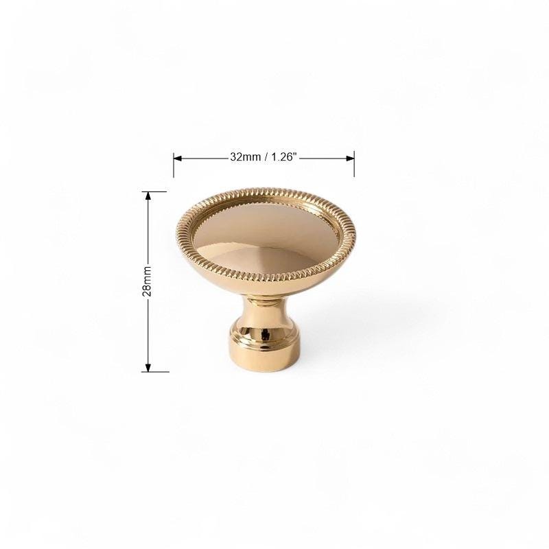 Luxury Solid Brass Cabinet Handles – Polished Gold Drawer Pulls & Knobs - Image 6