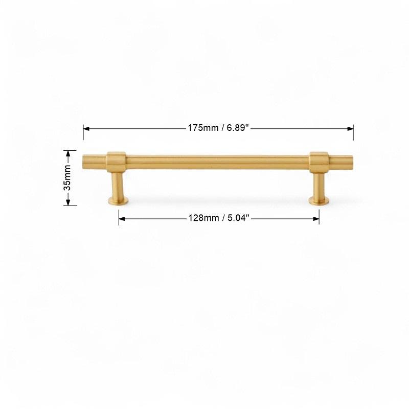 Solid Brass Gold Handles – Modern Minimalist Cabinet Hardware - Image 5