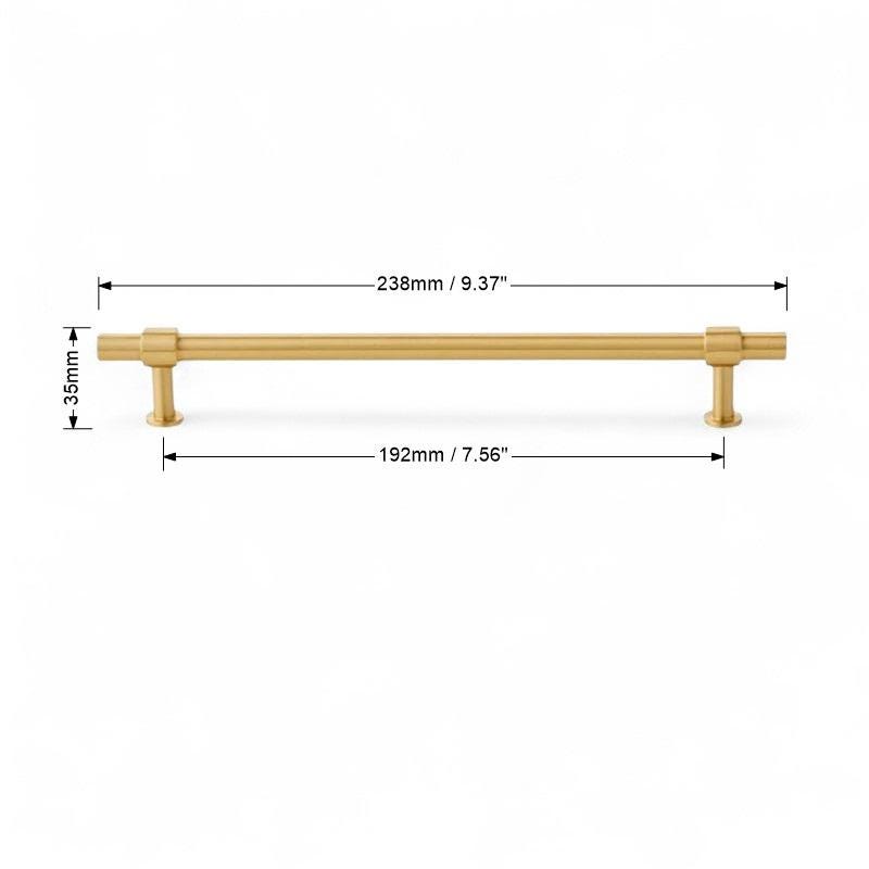 Solid Brass Gold Handles – Modern Minimalist Cabinet Hardware - Image 7