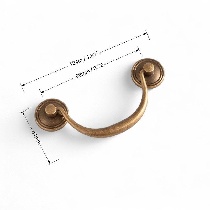 Antique Brass Shell Handles – Solid Brass Knobs and Drawer Pulls - Image 7