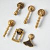 Antique Brushed Brass Tear Drop Drawer Pulls Cabinet Hardware