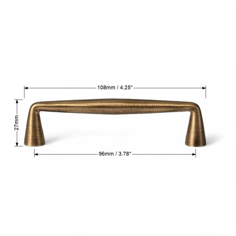 Antique Brass Cabinet Handles – Solid Brass Pulls for Kitchen, Wardrobe - Image 8