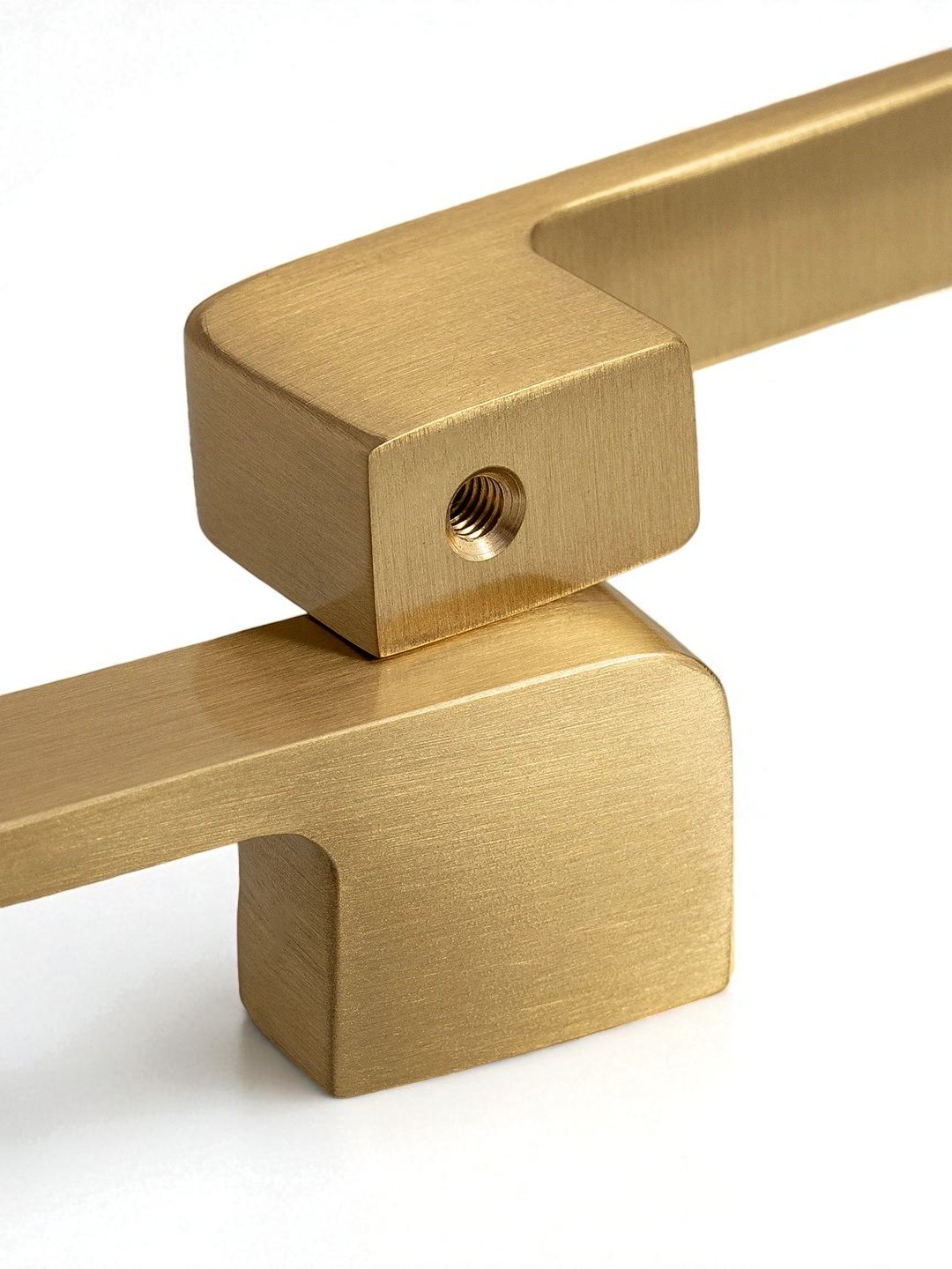 Gold Brass Cabinet Handles and Knobs: Minimalist Modern Hardware - Image 5