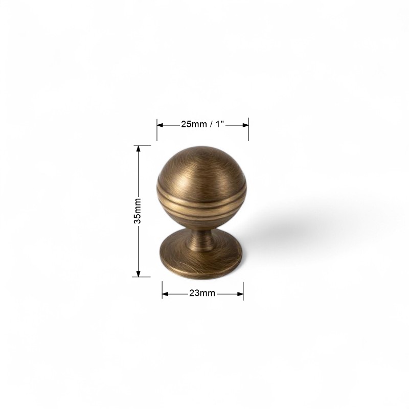 Brushed Brass Handles For Cabinet, Wardrobe, Drawer, Solid Brass Furniture Hardware - Image 7