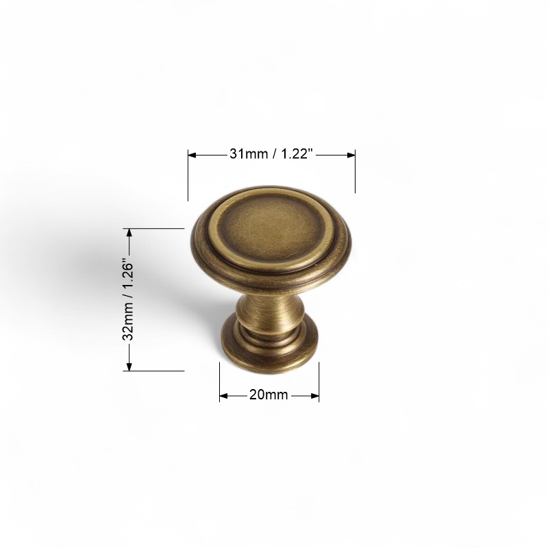 Antique Brass Pulls – Timeless Solid Brass Knobs and Handles - Image 4
