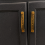 Solid Brass Handles – Antique Brushed Pulls with Oriental Design Accents photo review