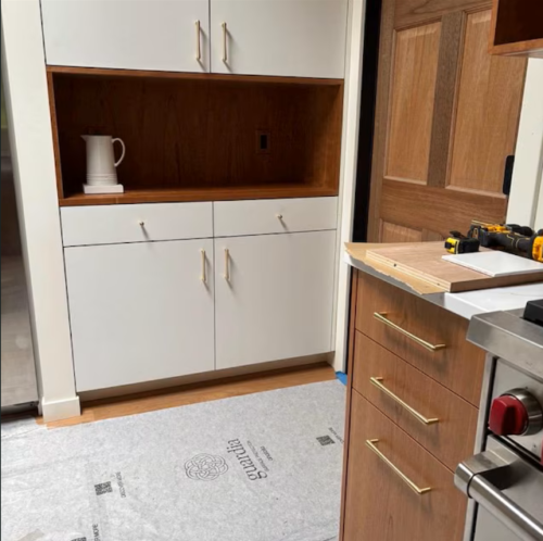 Solid Brass Teardrop Cabinet Handle: Modern Gold Drawer Pull photo review