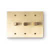 3 Gang 3 Rotary Dimmers