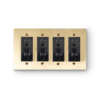 4 Gang 4 Duplex Outlets