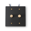 2 Gang Rotary Dimmers — Single Pole
